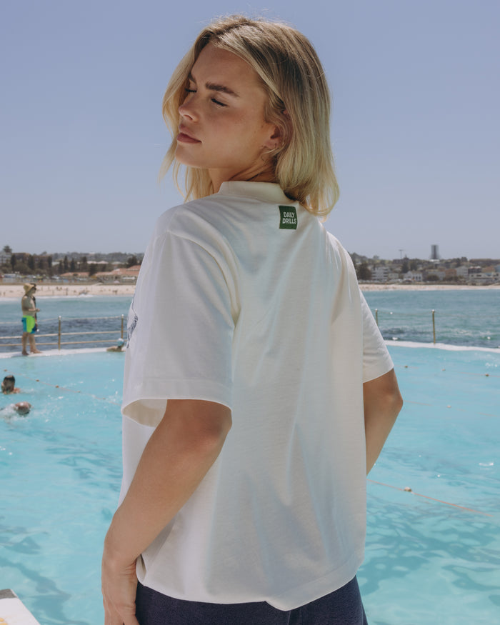 Bondi Vintage Tee - White