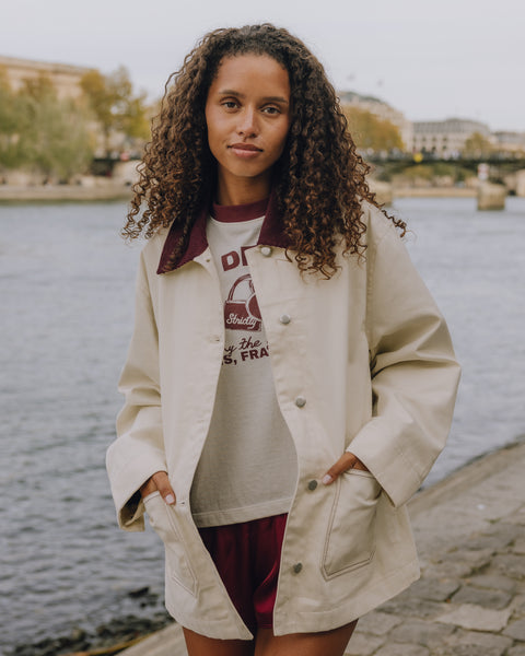 Barn Jacket - Canvas + Bodega Collar – shopdailydrills