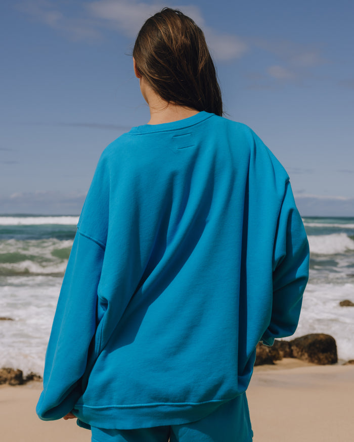Unisex Oversized Crew - Tide