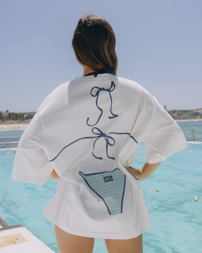 Bikini Beach Tee - White