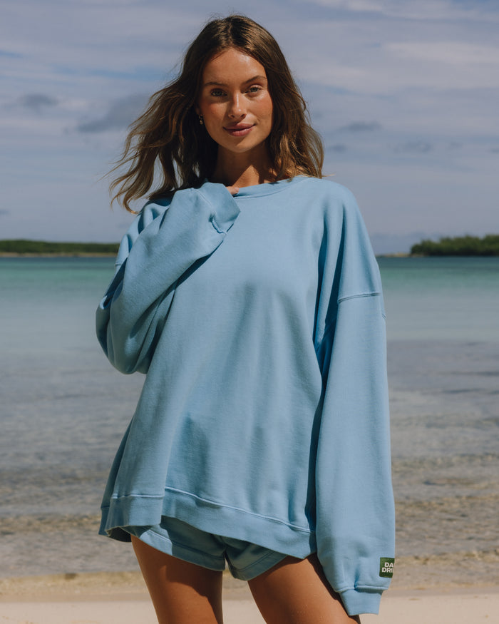 Unisex Oversized Crew - Malibu