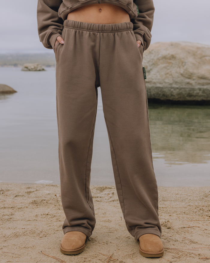 Heavyweight Straight Leg Sweatpants - Mocha