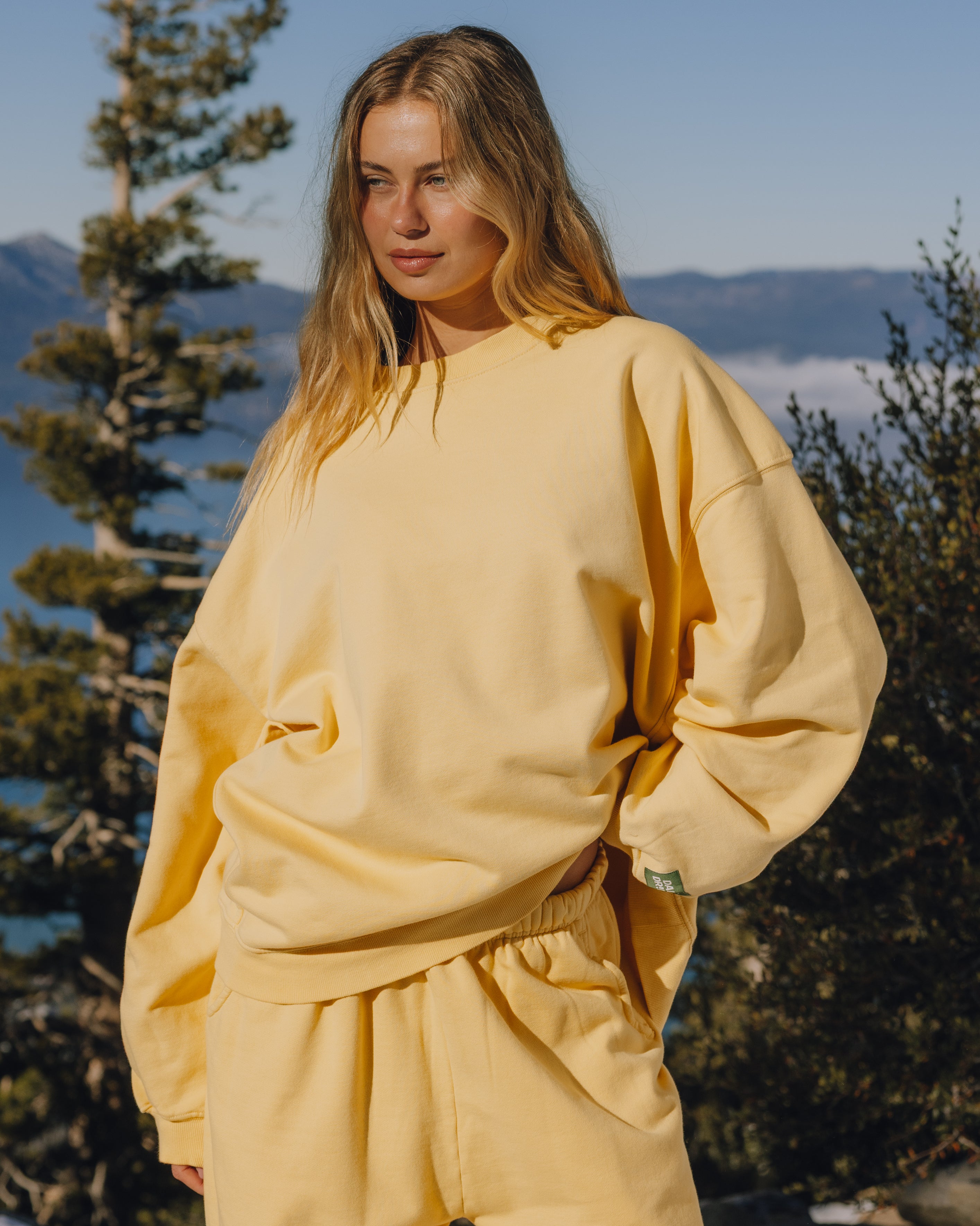 Unisex Oversized Crew - Sunny