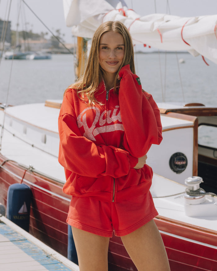 Americana Zip Hoodie - Heart