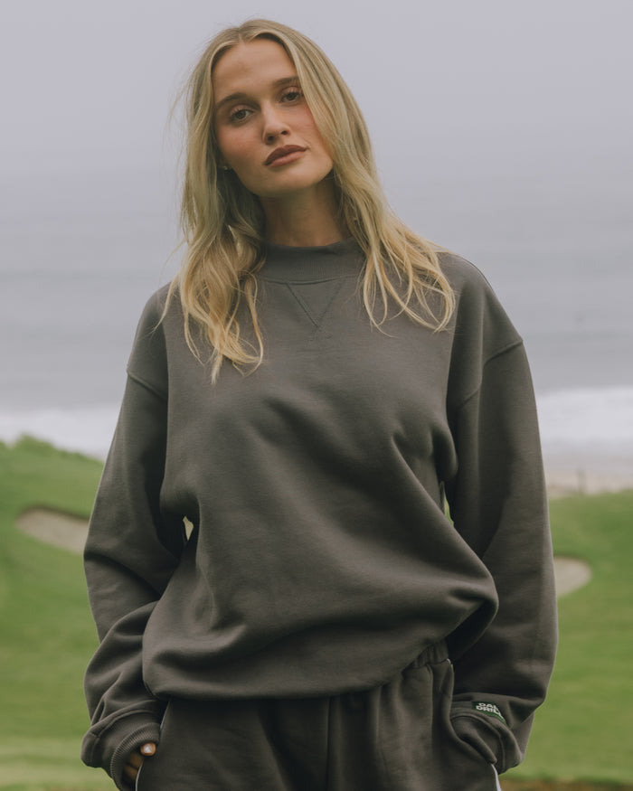 Fleece Vintage Crew - Vintage Black