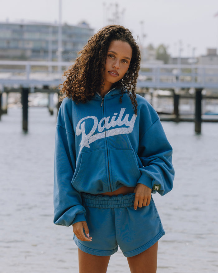 Americana Zip Hoodie - Cabana
