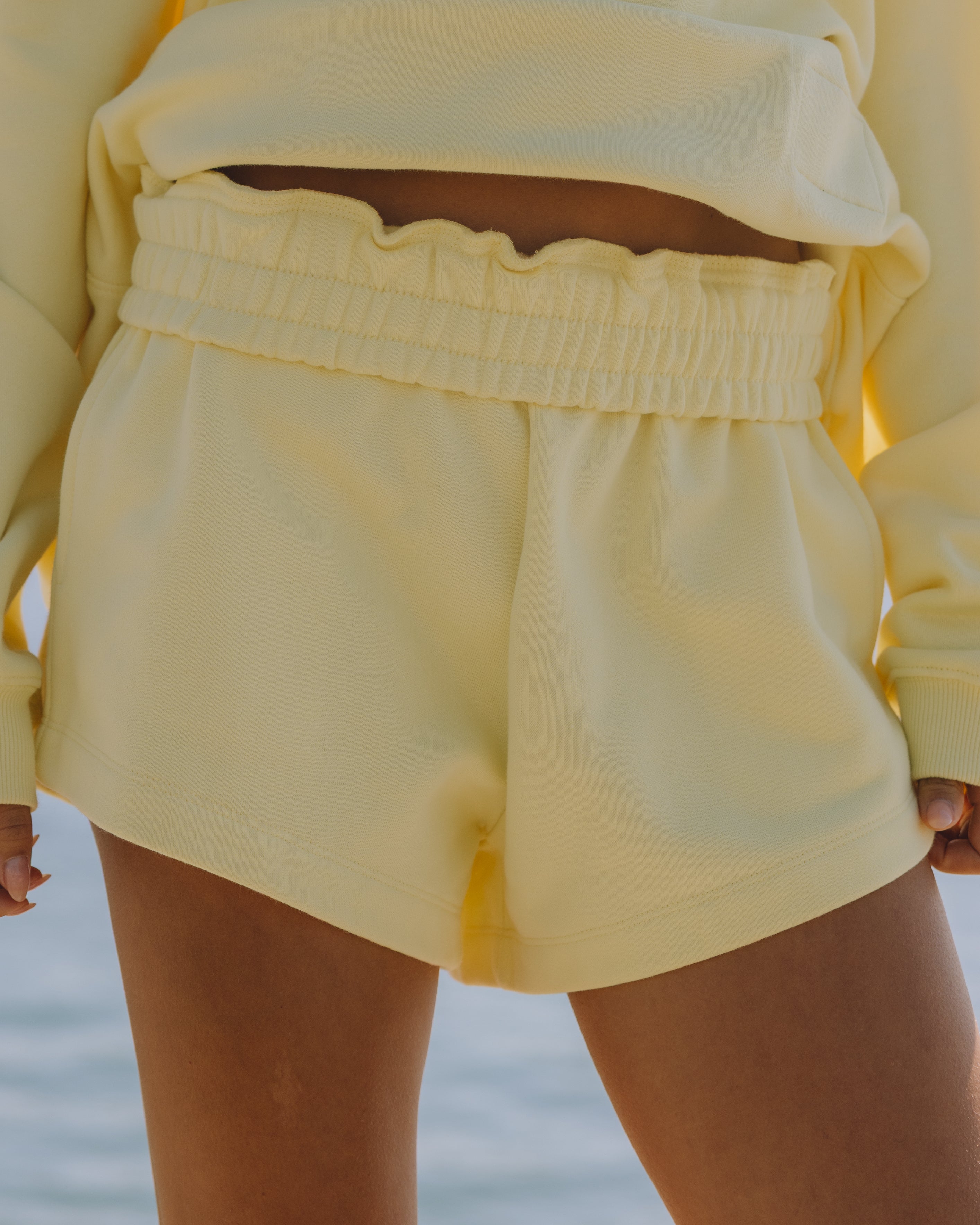 Fleece Super Shorts - Lemonade