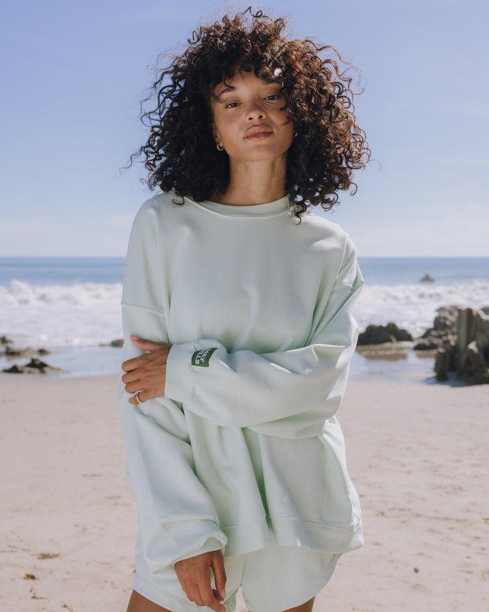 Unisex Oversized Crew - Surf
