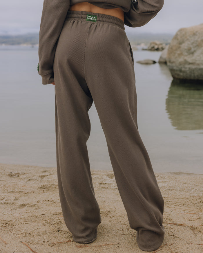 Thermal Resort Pants - Mocha