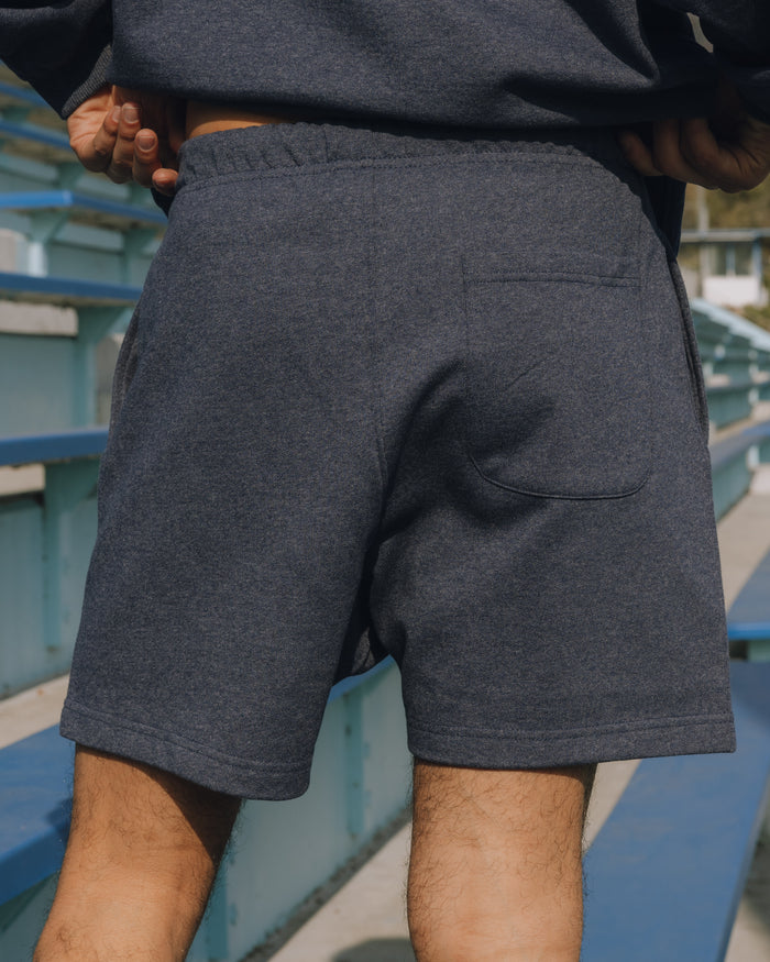 Mens Fleece Sweat Shorts - Denim