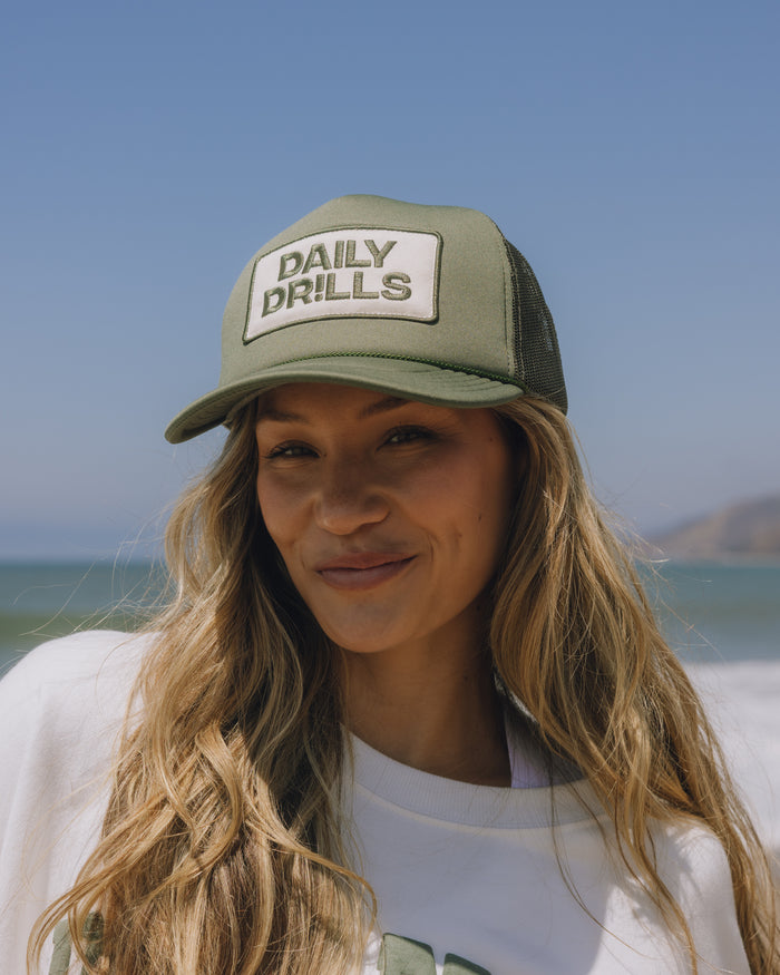 Patch Trucker Hat - DD Green