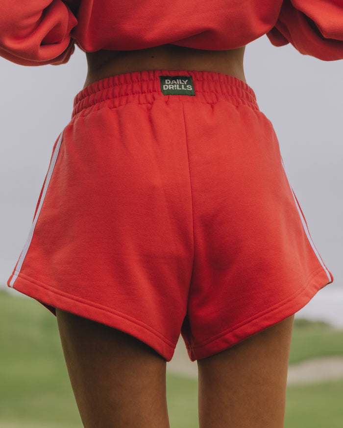 Fleece Super Shorts with Stripes - Heart