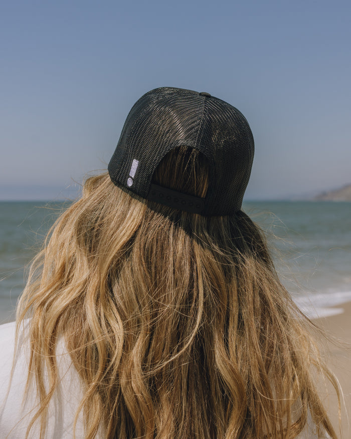 Patch Trucker Hat - Black