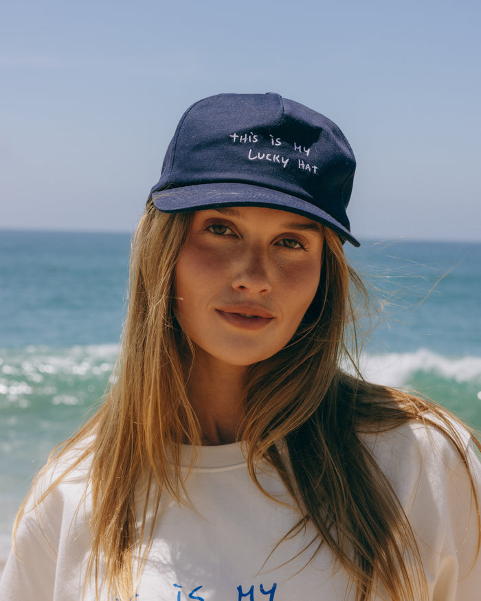 Lucky Dad Hat - Navy
