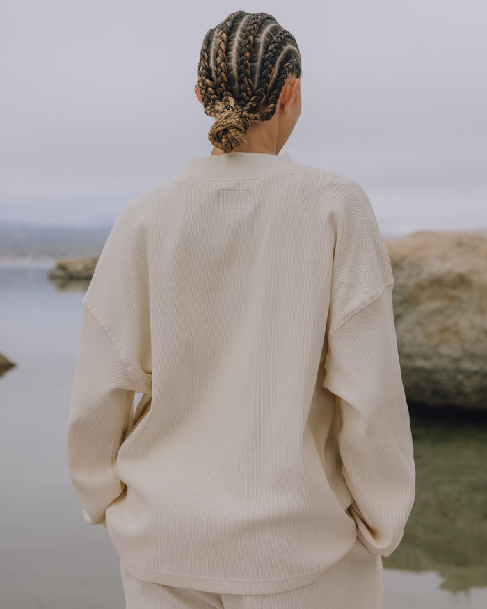 Oversized Vintage Thermal - Sand