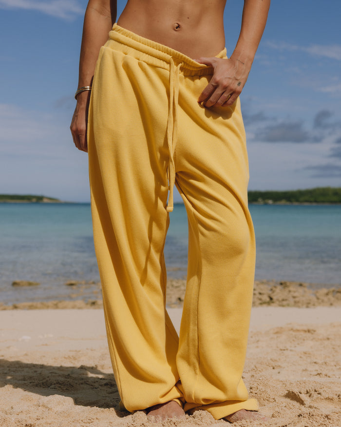 Thermal Resort Pants - Sunny