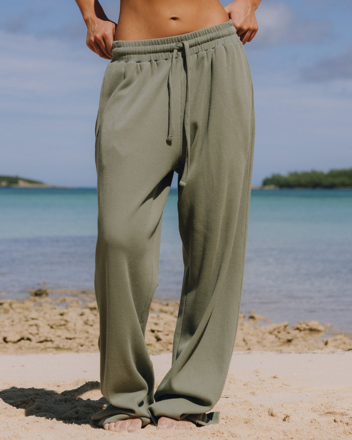 Thermal Resort Pants - DD Green