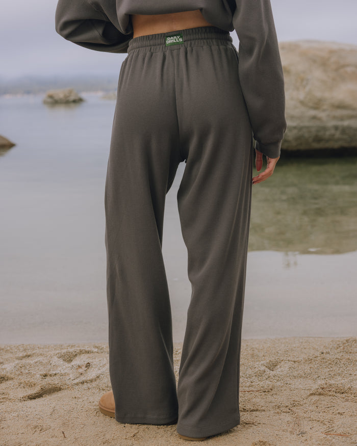 Thermal Resort Pants - Vintage Black