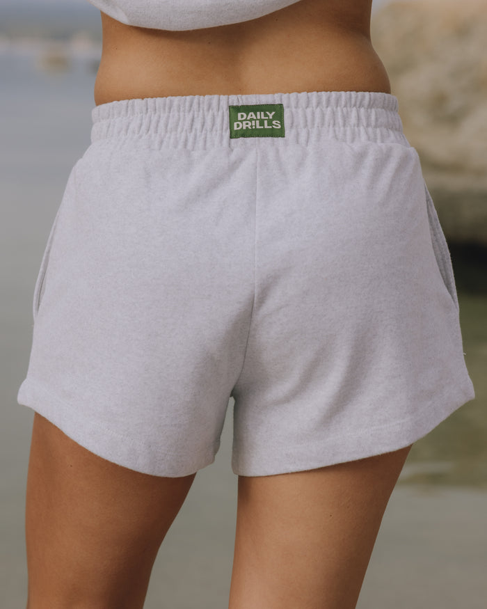 Fleece Super Shorts - Heather Grey