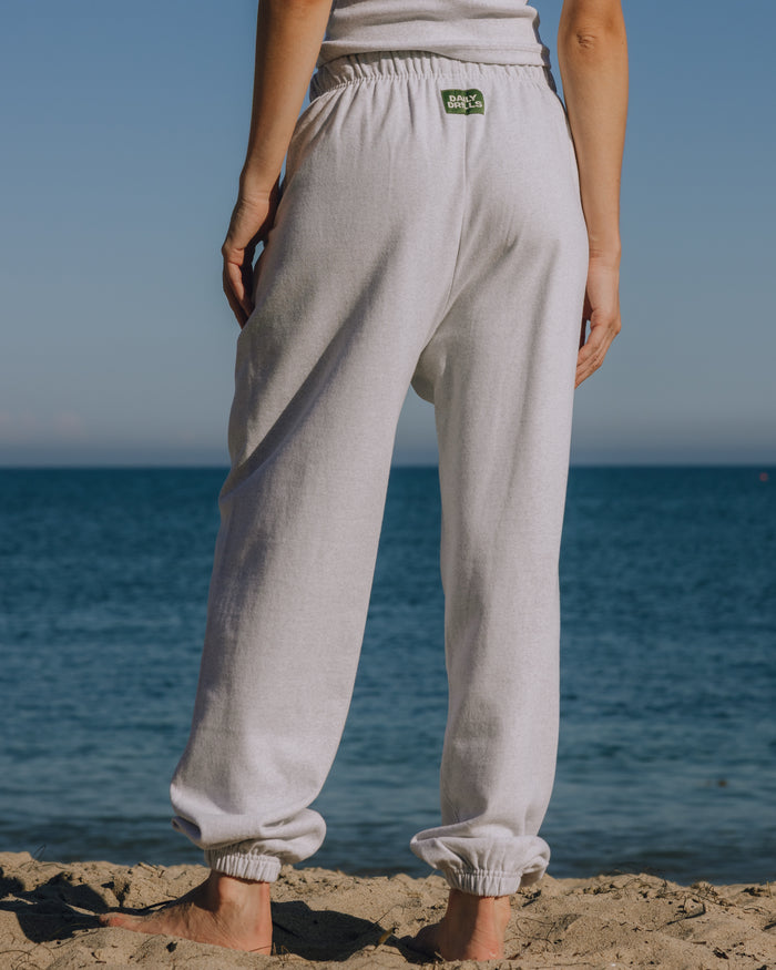 Unisex Fleece Joggers - Heather Grey