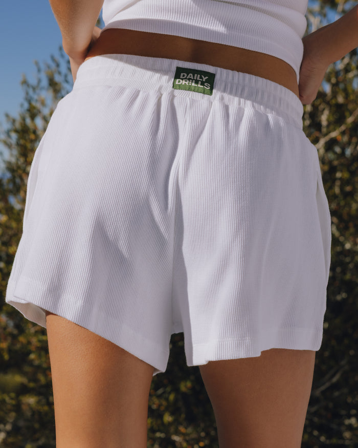 Thermal Resort Shorts - White