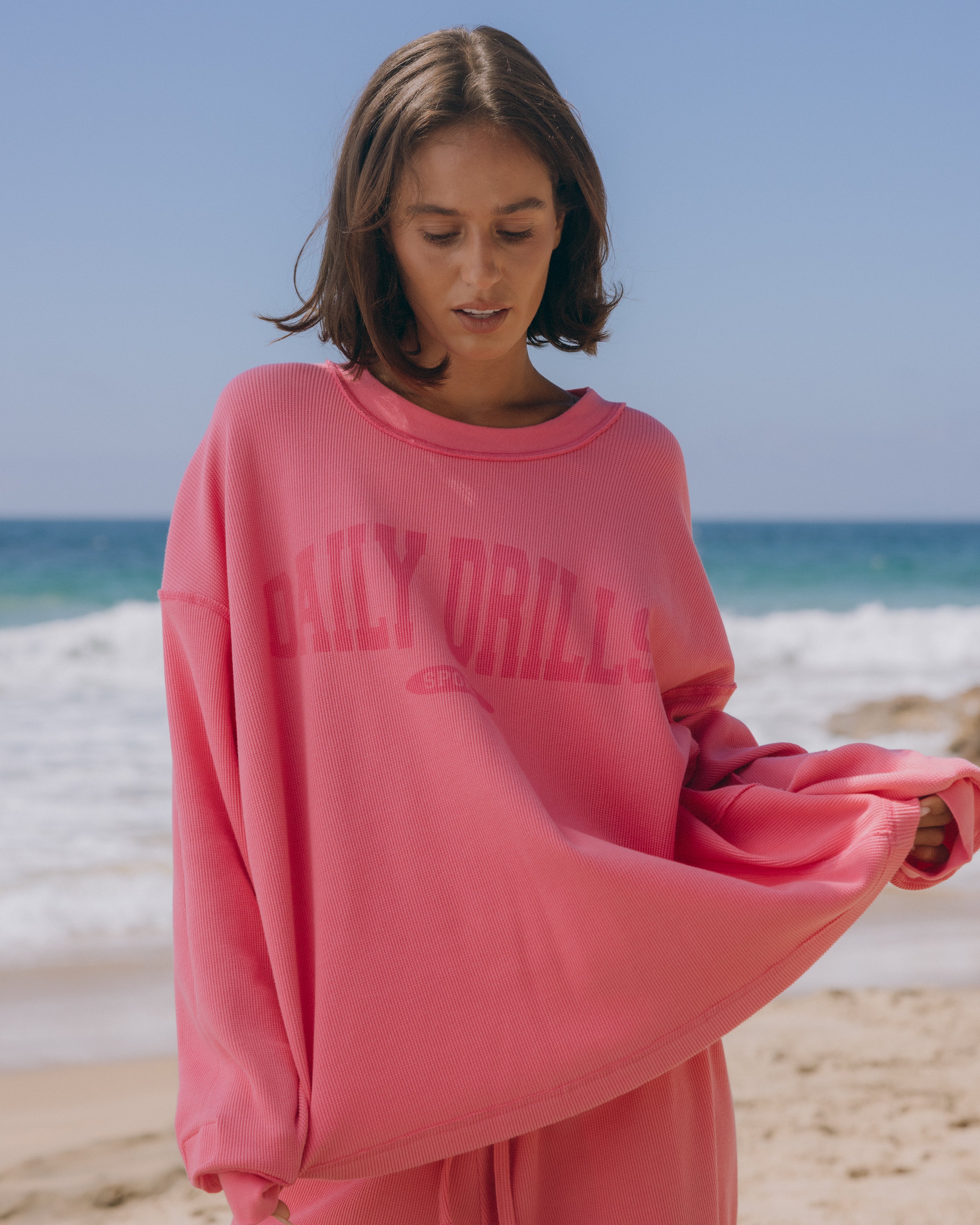 Oversized Sport Thermal - Cheeks with Monochrome Patch
