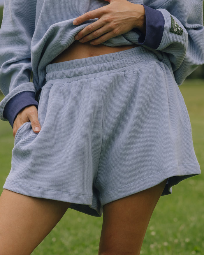Thermal Resort Shorts - Mist with Bandana Patch