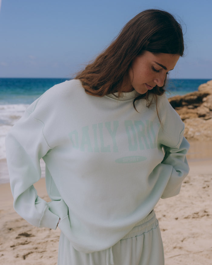 Oversized Sport Thermal - Surf with Monochrome Patch