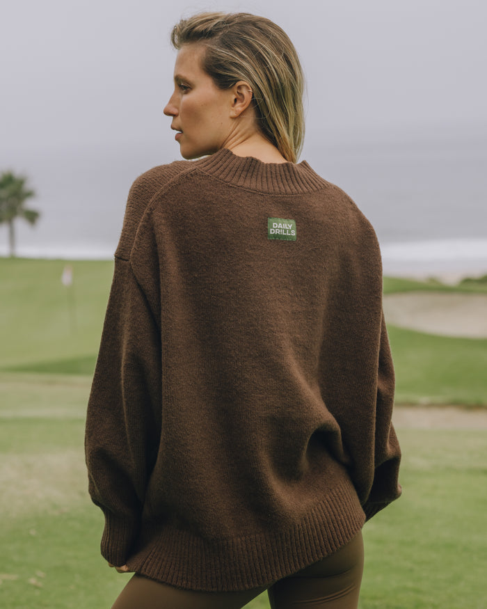 Oversized V-Neck Sweater - Coco