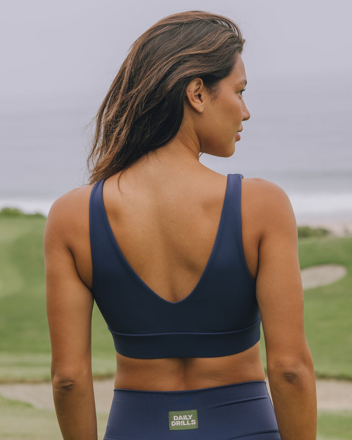 Go! V-Neck Bra - Denim