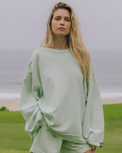 Unisex Oversized Crew - Surf – shopdailydrills