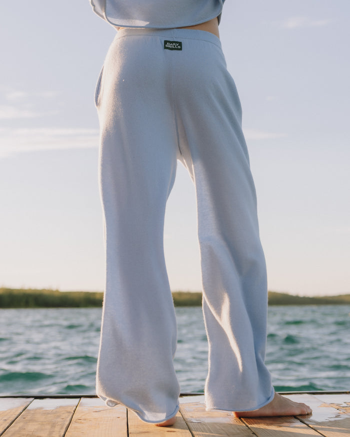 Cashmere Resort Pants - Light Blue