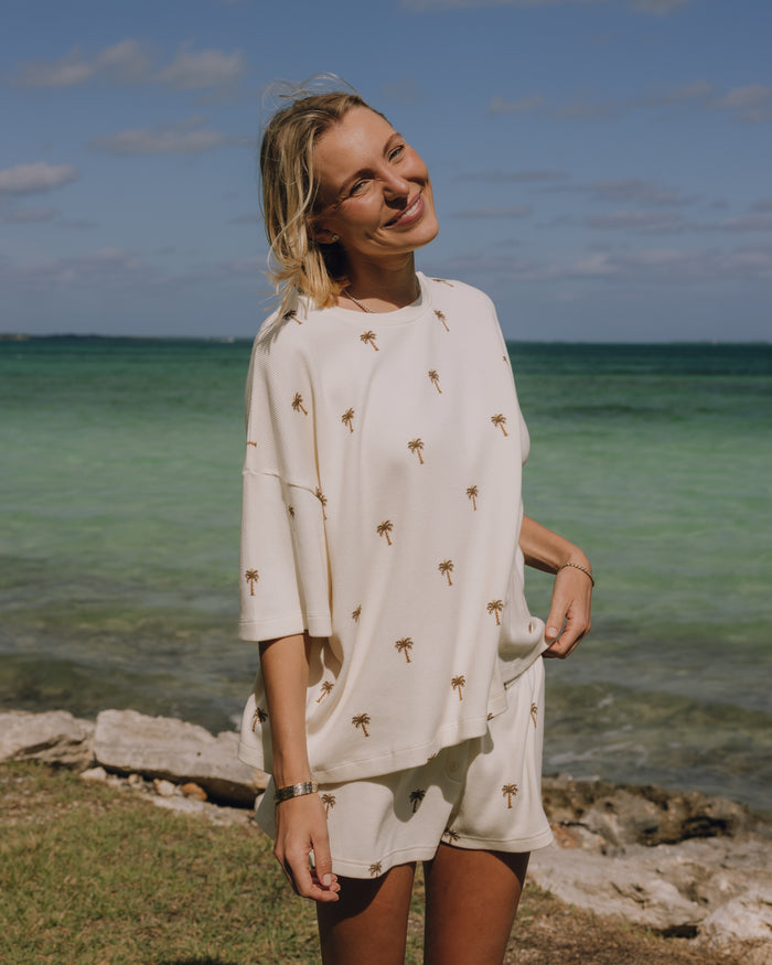 Thermal Sleep Set - Cream + Palm