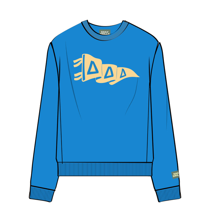 Oversized Delta Delta Delta Crew - Tide + Sunny