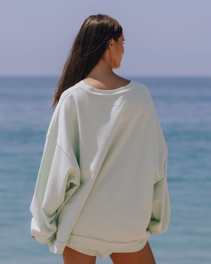 Unisex Oversized Crew - Surf