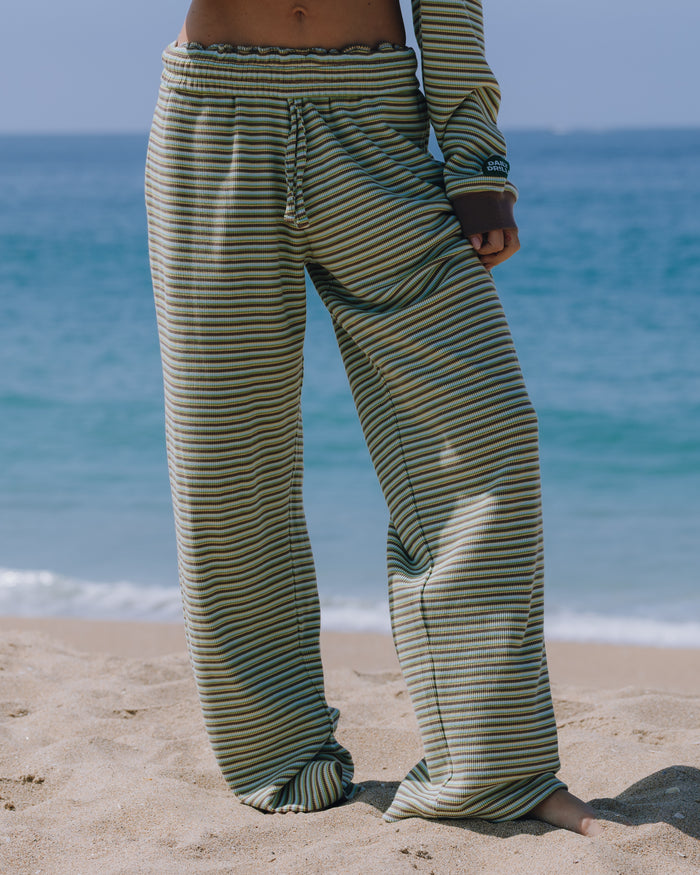 Thermal Resort Pants - Beach Stripe