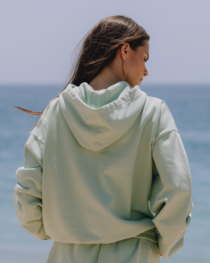 Daily Zip Hoodie - Mint