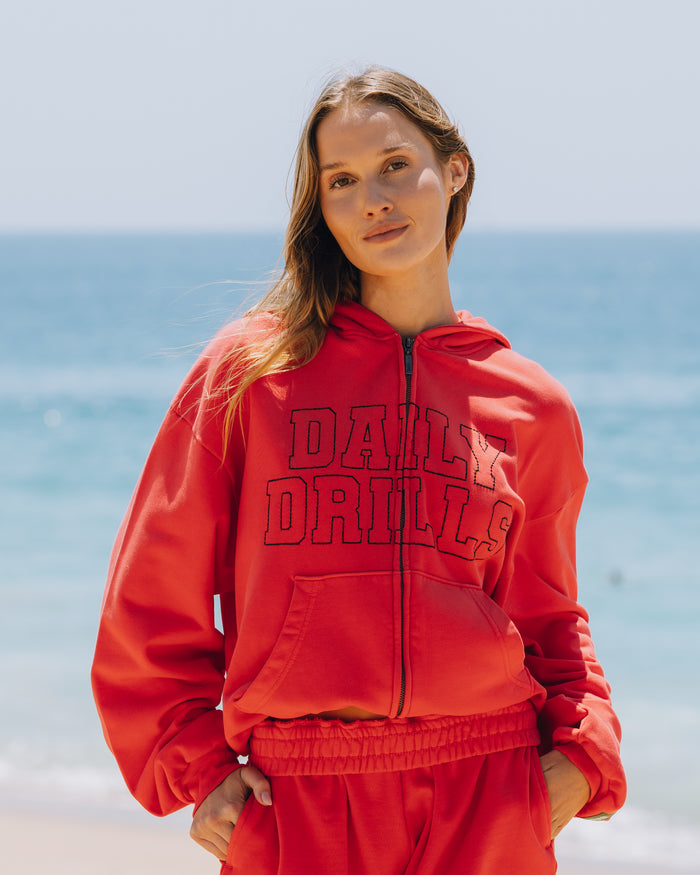 Daily Zip Hoodie - Heart