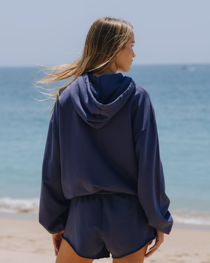 Daily Zip Hoodie - Navy