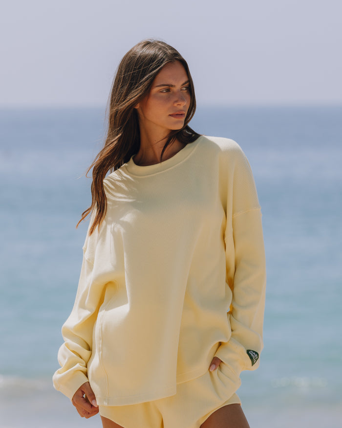 Oversized Thermal - Lemonade