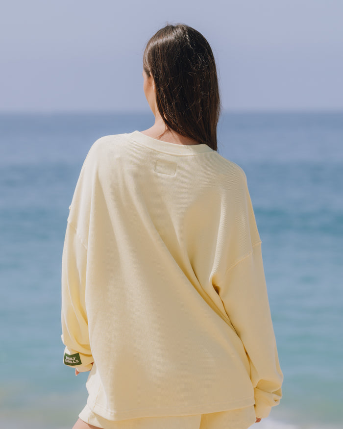 Oversized Thermal - Lemonade