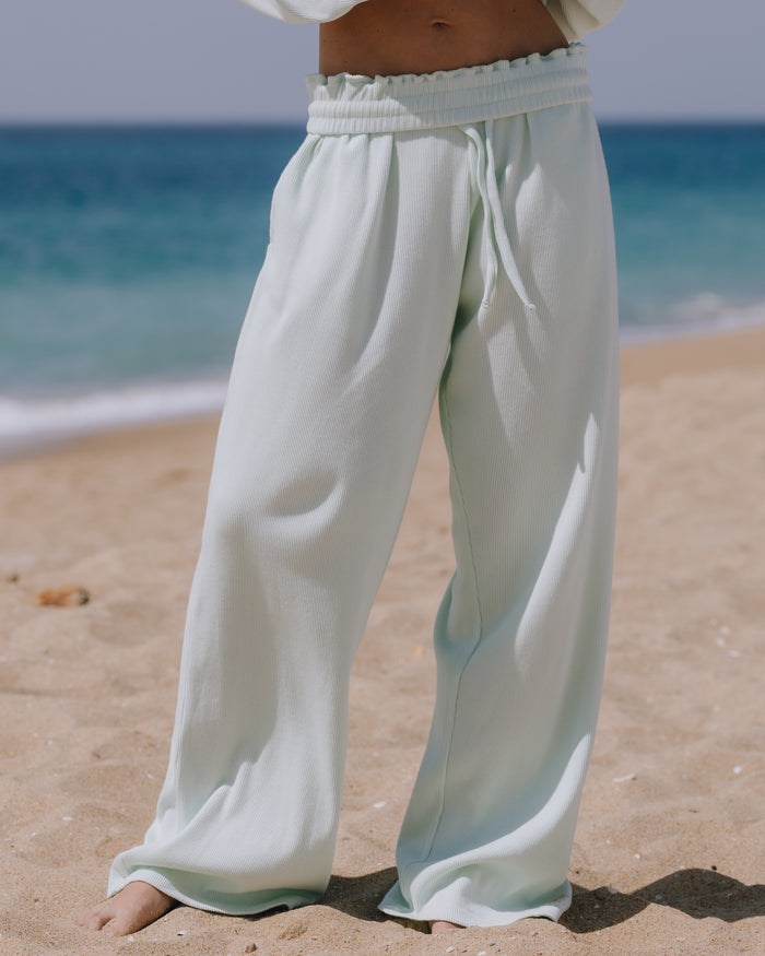 Thermal Resort Pants - Surf with Monochrome Patch