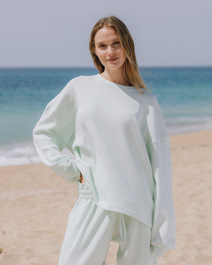Oversized Sport Thermal - Surf with Monochrome Patch