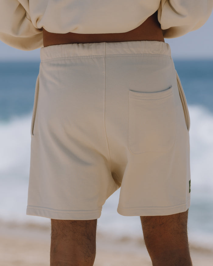 Mens Sweat Shorts - Sand