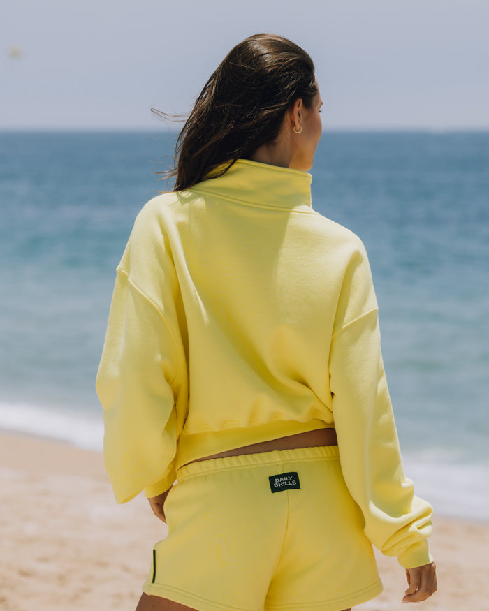 Heavyweight Funnel Neck Double Zip - Sunray