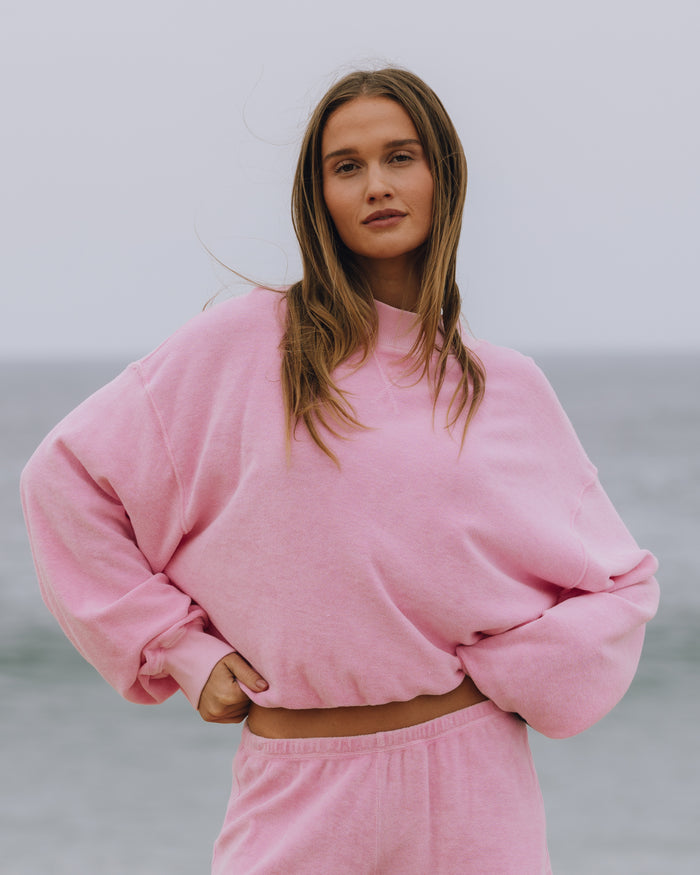 Terry Vintage Crew - Sunbleached Taffy