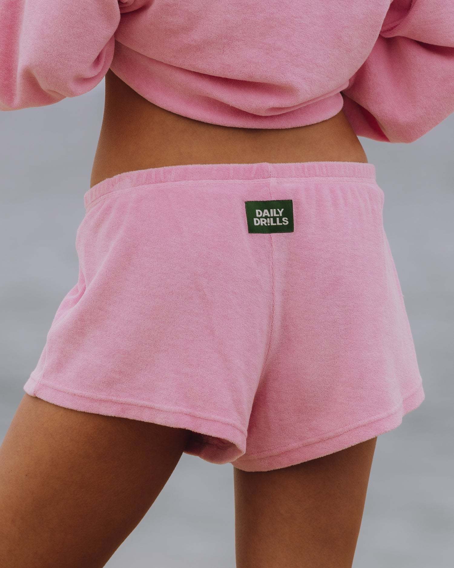 Terry Micro Shorts - Sunbleached Taffy – shopdailydrills