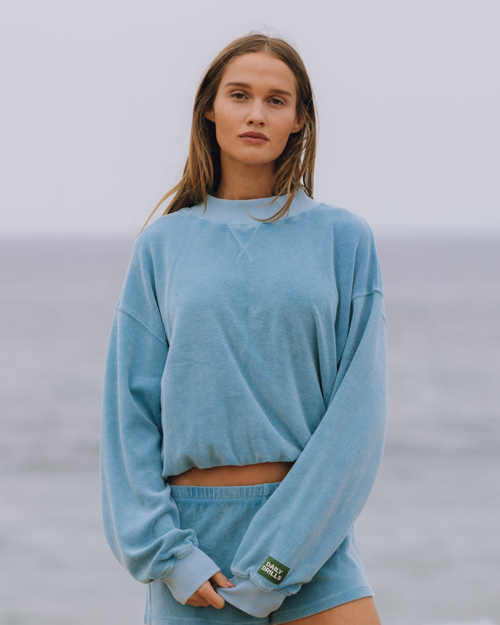 Terry Vintage Crew - Sunbleached Malibu