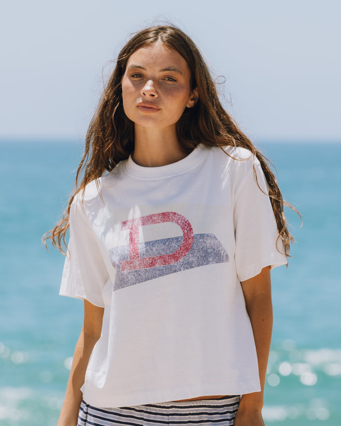 Out East Vintage Tee - White