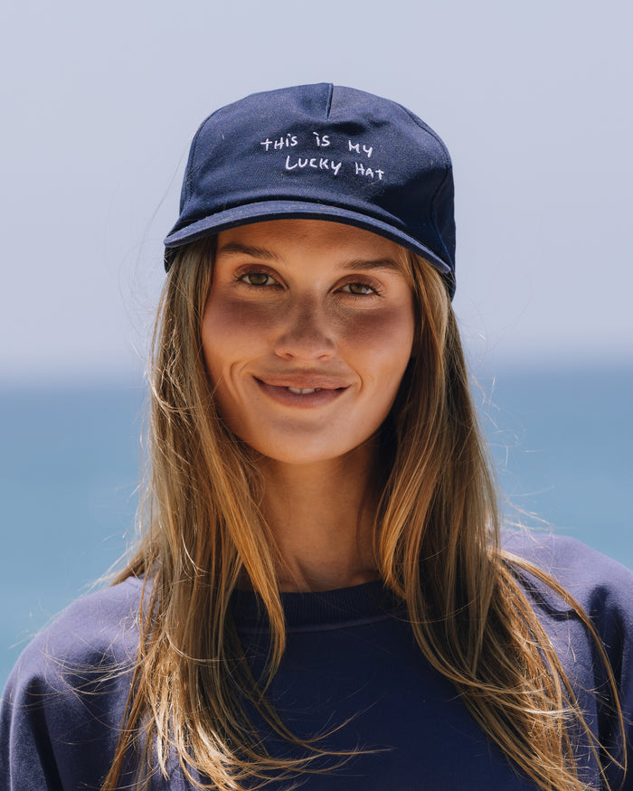 Lucky Dad Hat - Navy
